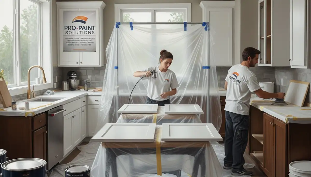 Cabinet painting in Champaign, IL for a fresh, durable kitchen finish