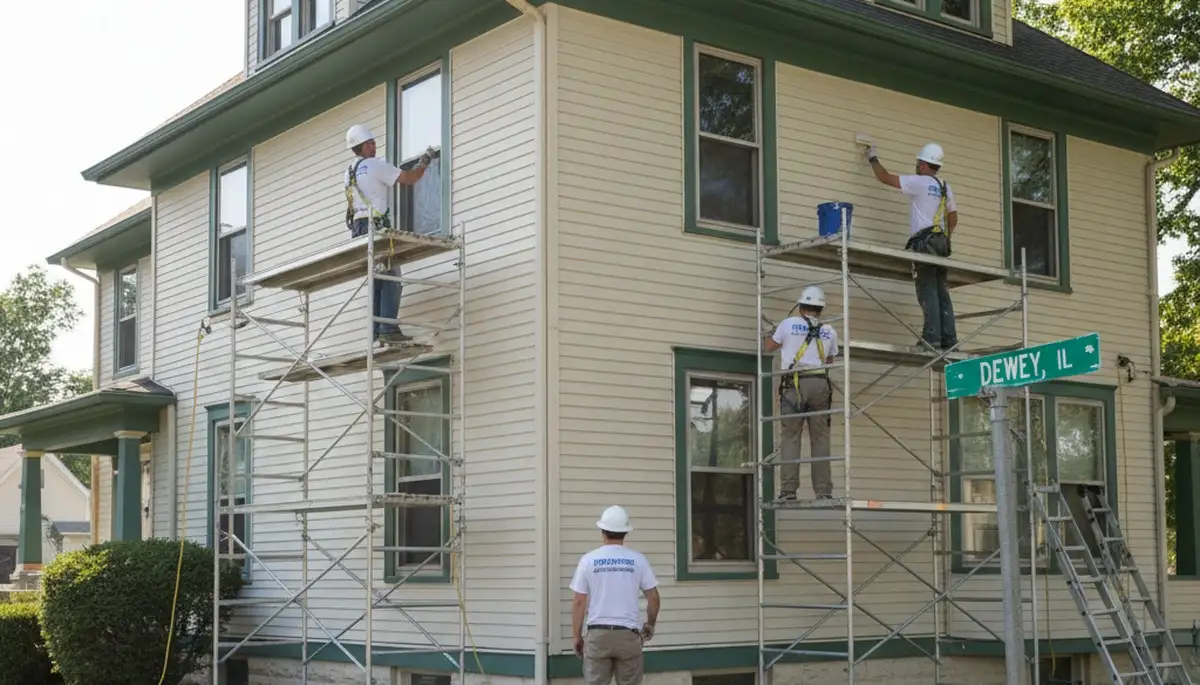 Champaign, IL painting contractor providing professional interior and exterior painting services