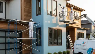 Exterior house painting in Champaign, IL by Champaign Paint Pros for durable weather protection