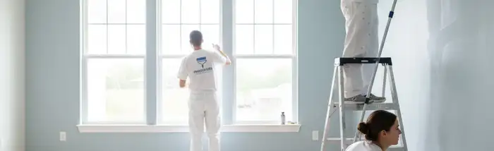 Professional painting company hero image for Champaign, IL interior and exterior painting services