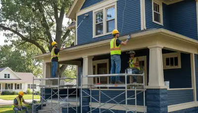 Professional painting contractor serving Champaign, IL for interior and exterior painting services