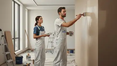 Paint touch-up service in Champaign, IL for scuffs, chips, and faded interior walls