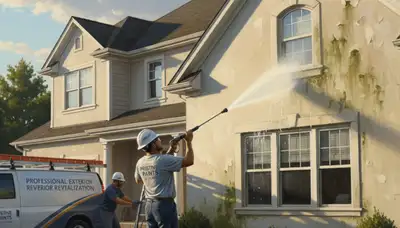 Pressure cleaning service in Champaign, IL for exterior buildup and winter residue removal