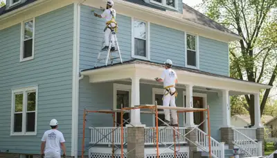 Painting contractor in Champaign, IL offering professional residential and commercial painting services
