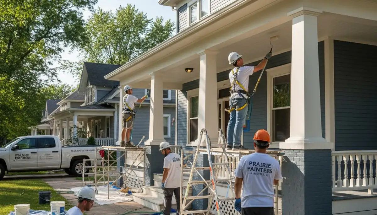 Professional painters serving Champaign, IL for interior and exterior painting projects