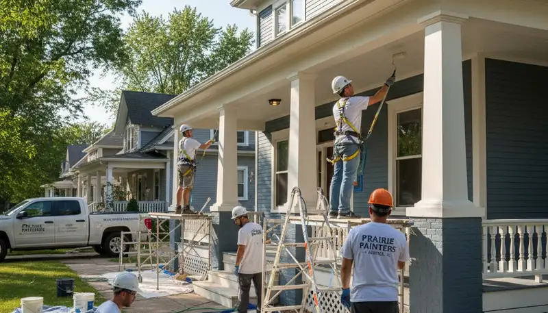 Professional painters serving Champaign, IL for interior and exterior painting projects