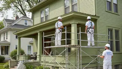 Champaign, IL painting contractor for interior and exterior house painting services