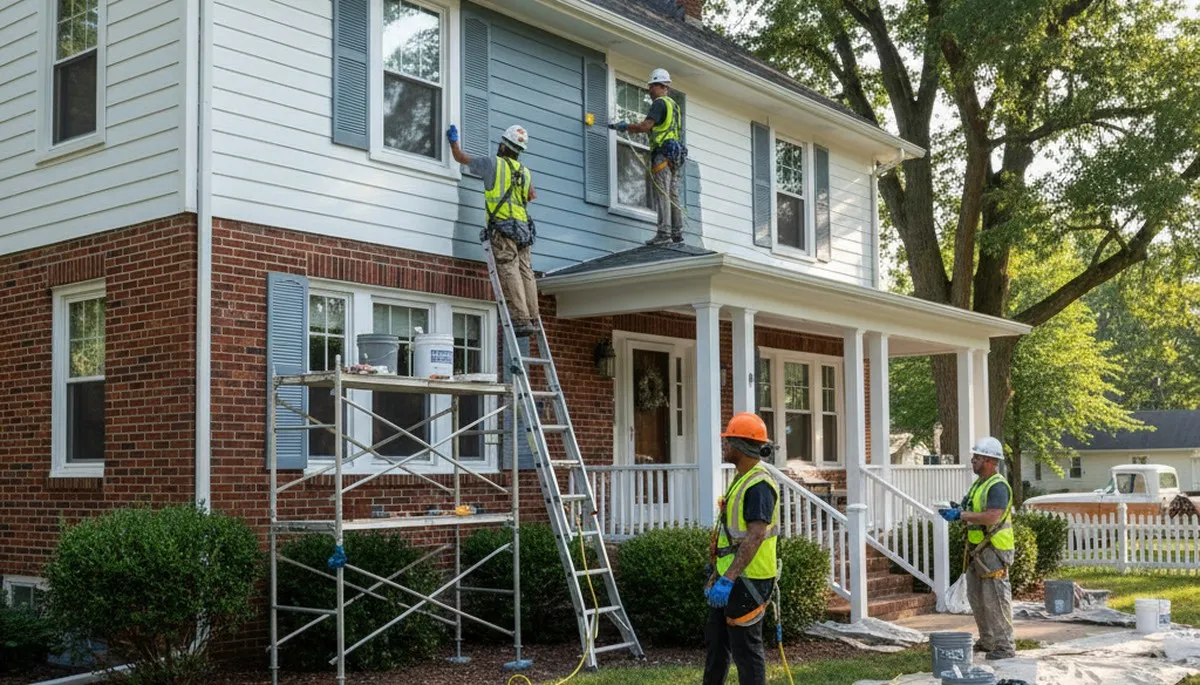 Professional painting service in Champaign, IL for residential and commercial interiors and exteriors