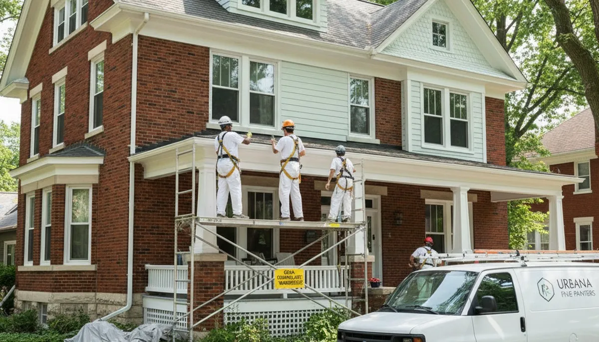 Champaign, IL painting contractor serving residential and commercial interior and exterior projects